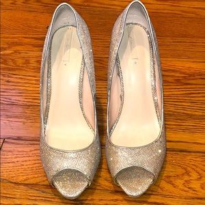 Beautiful Aldo Sequin Peep Toe Heel!